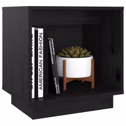 VidaXL 813344 nightstand/bedside table Black - Additional view 4