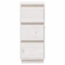 vidaXL 1/2x Solid Wood Pine Sideboard Storage Side Door Cabinet Multi Colours - white, 1 - Additional view 5