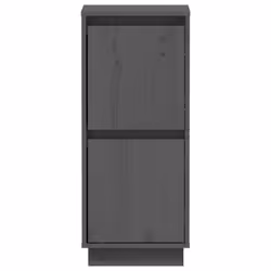 vidaXL 1/2x Solid Wood Pine Sideboard Side Storage Door Cabinet Multi Colours - grey, 2 - Additional view 5