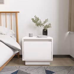 VidaXL 813397 nightstand/bedside table White