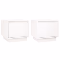 VidaXL 813398, White, Pinewood, 350 mm, 340 mm, 320 mm, 2 pc(s)
