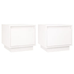 VidaXL 813398 nightstand/bedside table White
