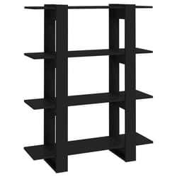 vidaXL Book Cabinet/Room Divider Room Partition Home Organiser Multi Colours - black