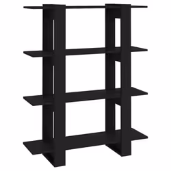 vidaXL Book Cabinet/Room Divider Room Partition Home Organiser Multi Colours - black