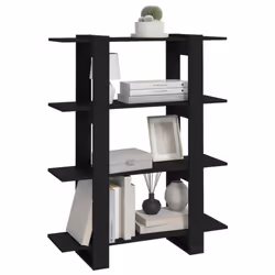 vidaXL Book Cabinet/Room Divider Room Partition Home Organiser Multi Colours - black - Additional view 5