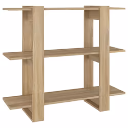 vidaXL Book Cabinet/Room Divider Bookcase Cabinet Book Shelf Multi Colours - sonoma oak