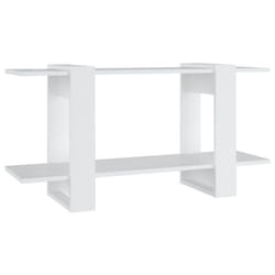 vidaXL Book Cabinet Engineered Wood Book Stand Shelf Furniture Multi Colours - white