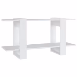 vidaXL Book Cabinet Engineered Wood Book Stand Shelf Furniture Multi Colours - white