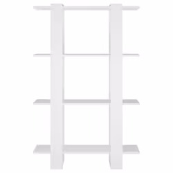 vidaXL Book Cabinet/Room Divider Bookcase Cabinet Book Shelf Multi Colours - white - Additional view 5