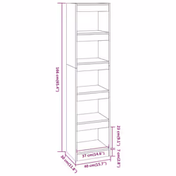 VidaXL 811632 living room bookcase - Additional view 7
