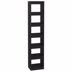 vidaXL Book Cabinet/Room Divider Rack Home Organiser Book Shelf Multi Colours - black
