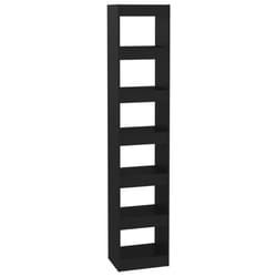 vidaXL Book Cabinet/Room Divider Rack Home Organiser Book Shelf Multi Colours - black