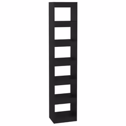 vidaXL Book Cabinet/Room Divider Rack Home Organiser Book Shelf Multi Colours - black