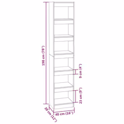 VidaXL 811641 living room bookcase - Additional view 7