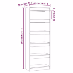 VidaXL 811676 living room bookcase - Additional view 7