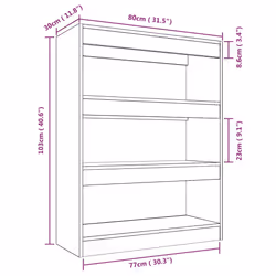 VidaXL 811700 living room bookcase - Additional view 7
