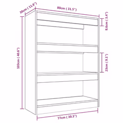 VidaXL 811704 living room bookcase - Additional view 7