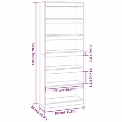 VidaXL 811728 living room bookcase - Additional view 7