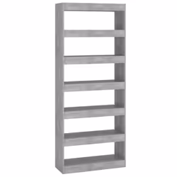 VidaXL 811731, Grey, Wood, Wood, 800 mm, 300 mm, 1980 mm