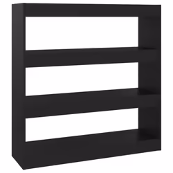 vidaXL Book Cabinet/Room Divider Home Storage Cabinet Furniture Multi Colours - black