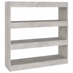 vidaXL Book Cabinet/Room Divider Home Storage Cabinet Furniture Multi Colours - concrete grey