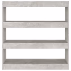 vidaXL Book Cabinet/Room Divider Home Storage Cabinet Furniture Multi Colours - concrete grey - Additional view 4