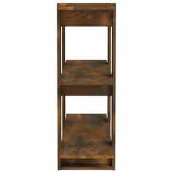 vidaXL Book Cabinet/Room Divider Bookcase Cabinet Book Shelf Multi Colours - smoked oak - Additional view 6