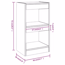 VidaXL 813585 living room bookcase - Additional view 7