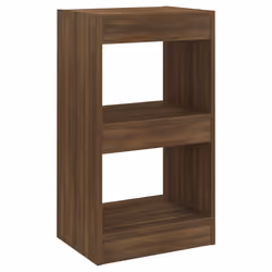 vidaXL Book Cabinet/Room Divider Book Shelf Stand Furniture Multi Colours - brown oak