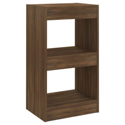 vidaXL Book Cabinet/Room Divider Book Shelf Stand Furniture Multi Colours - brown oak