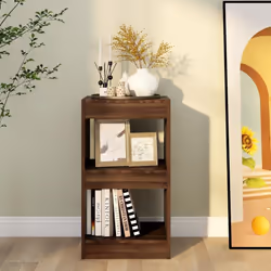 vidaXL Book Cabinet/Room Divider Book Shelf Stand Furniture Multi Colours - brown oak - Additional view 5