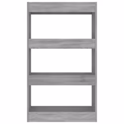 vidaXL Book Cabinet/Room Divider Chipboard Home Room Partition Multi Colours - grey - Additional view 5