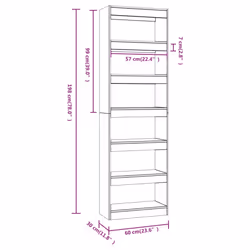 VidaXL 813612 living room bookcase - Additional view 7