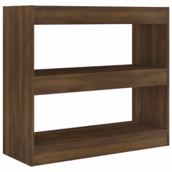 vidaXL Book Cabinet/Room Divider Storage Cabinet Home Organiser Multi Colours - brown oak