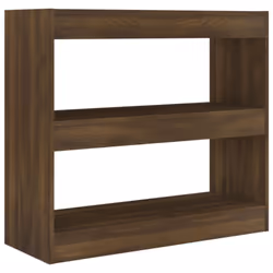 vidaXL Book Cabinet/Room Divider Storage Cabinet Home Organiser Multi Colours - brown oak