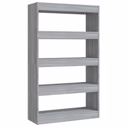 VidaXL 813621, Grey, Oak, Wood, Wood, 800 mm, 300 mm, 1350 mm
