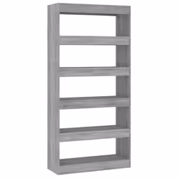 VidaXL 813624, Grey, Oak, Wood, Wood, 800 mm, 300 mm, 1660 mm