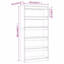 VidaXL 813624 living room bookcase - Additional view 7