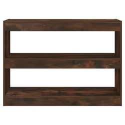vidaXL Book Cabinet/Room Divider Bookcase File Storage Cabinet Multi Colours - smoked oak