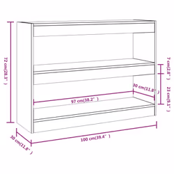 VidaXL 813630 living room bookcase - Additional view 7