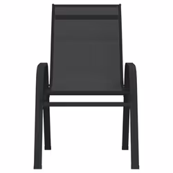 VidaXL 318777 outdoor chair Terrace Fabric, Steel Black - Additional view 3