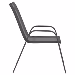 VidaXL 318778 outdoor chair Terrace Fabric, Steel Grey - Additional view 4
