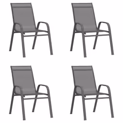 VidaXL 318781, Terrace, Fabric, Steel, Grey, 110 kg, 550 mm, 650 mm
