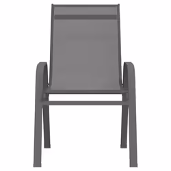 VidaXL 318781 outdoor chair Terrace Fabric, Steel Grey
