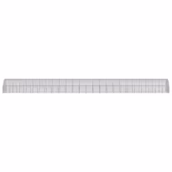 vidaXL Outdoor Chicken Coop 3x24x2 m Galvanised Steel Garden Poultry House - Additional view 3