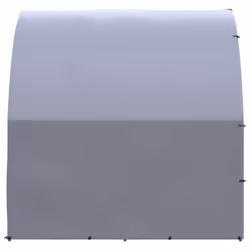 vidaXL Outdoor Chicken Coop 3x16x2 m Galvanised Steel Garden Poultry House - Additional view 7