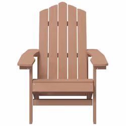 VidaXL 3095694 outdoor chair Terrace High-Density Polyethylene (HDPE), Steel Brown - Additional view 4