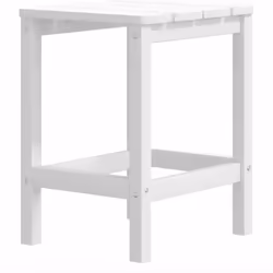 VidaXL 3095712 outdoor chair Terrace High-Density Polyethylene (HDPE), Steel White - Additional view 5