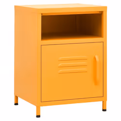 VidaXL 3095216 nightstand/bedside table Yellow - Additional view 2