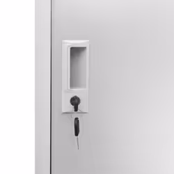 vidaXL 5x Locker Cabinets Light Grey Steel Office School Storage Side Cabinet - Additional view 6